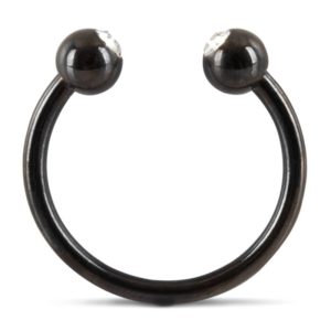Eichelring mit 2 Schmuck-Kugeln
