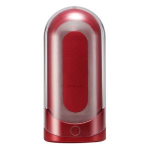 Masturbator plus Heizstab "Flip Zero Red Warmer Package"