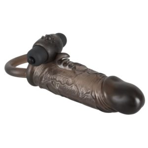 Penishülle mit Hodenring und Vibro-Ei