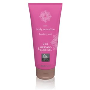 Massage- und Gleitgel »2in1 Raspberry Scent«