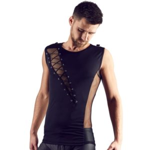 Top mit Fishnet