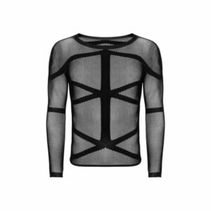 Shirt aus weichem Stretch-Netz