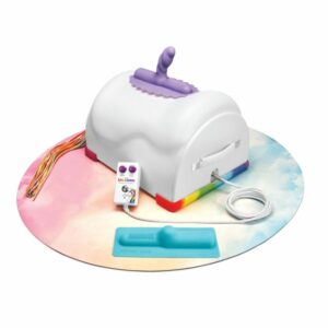 „Premium Sex Machine Unicorn“ mit 2 Aufsätzen